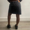 Vintage black Levis Denim Skirt - womens 32" waist