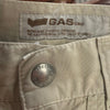 Vintage beige Gas Mini Skirt - womens 28" waist