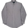 Polo Ralph Lauren Estate Custom Fit Checkered Shirt - Large - Purple Cotton