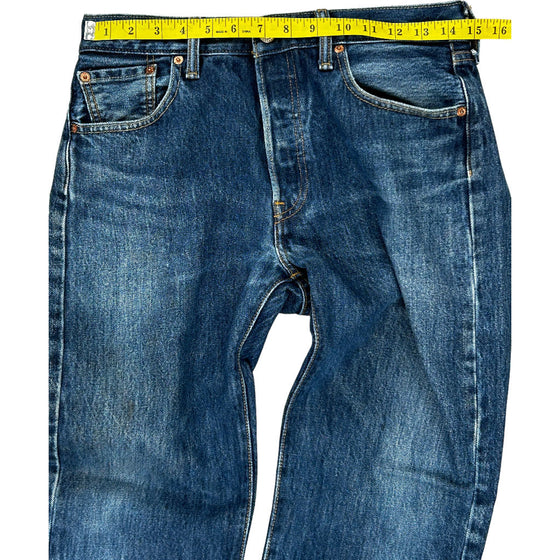 Levis 501 Jeans - 30W 29L - Blue Cotton