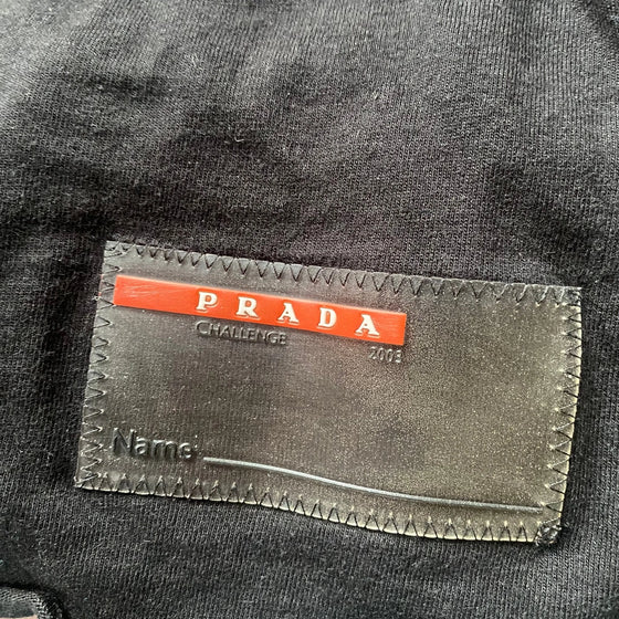 Vintage black Prada Baby Tee - womens x-small