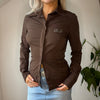 Vintage brown Liu Jo Shirt - womens small