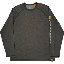  Carhartt Force Long Sleeve Shirt - Large - Grey Polyester Blend