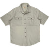 Wrangler Authentics Short Sleeve Shirt - Large - Beige Cotton Blend