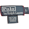 Polo Ralph Lauren 1/4 Zip Sweater - Large - Red Cotton