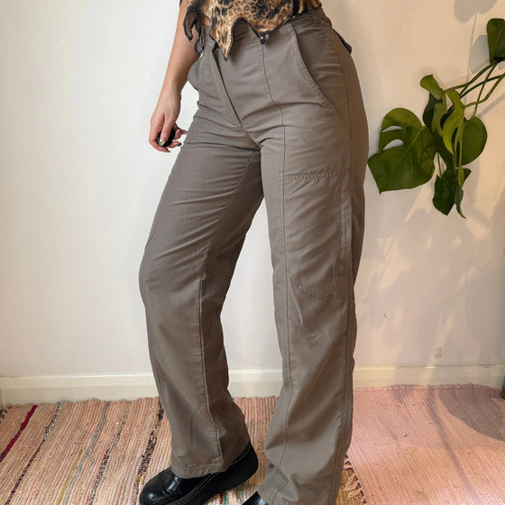 Vintage brown Outdoor Discovery Trousers - womens 27" waist