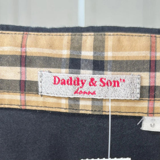 Vintage black Daddy & Son Shirt - womens small