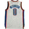 Adidas Thunder Westbrook Basketball Jersey - Small - White Polyester