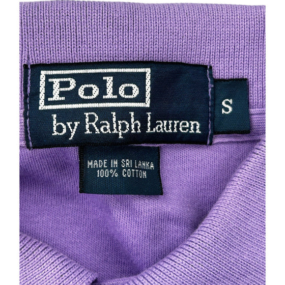 Polo Ralph Lauren Polo Shirt - Small - Purple Cotton