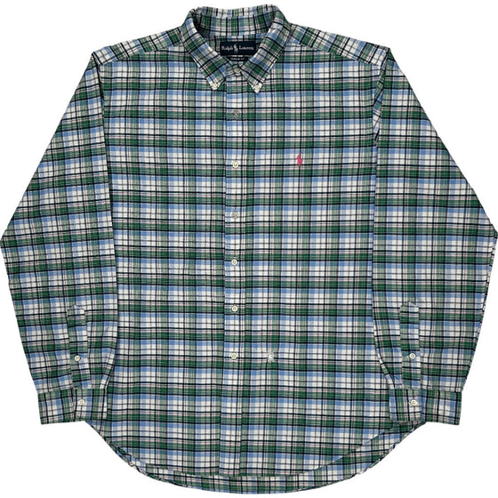 Ralph Lauren Classic Fit Plaid Shirt - XL - Multicoloured Cotton