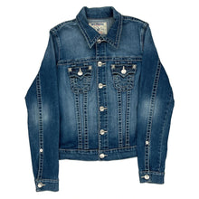  True Religion Denim Jacket - Large Blue Denim