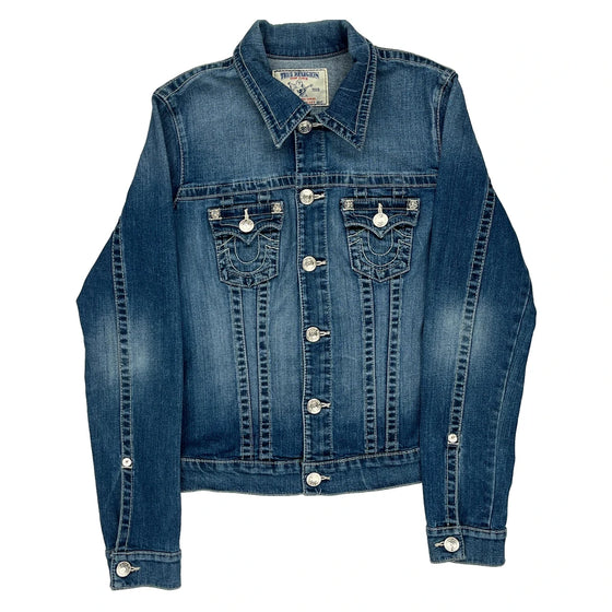 True Religion Denim Jacket - Large Blue Denim