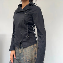  Vintage black Armani Jeans Jacket - womens small