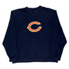 Chicago Bears Reebok Nfl Sweatshirt - XL Navy Cotton Blend