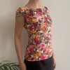 Vintage multicoloured Paola M Top - womens medium