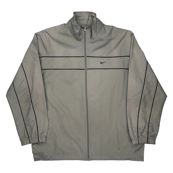 Nike Track Jacket - XL Grey Polyester