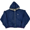 Adidas Hooded Jacket - Large - Navy