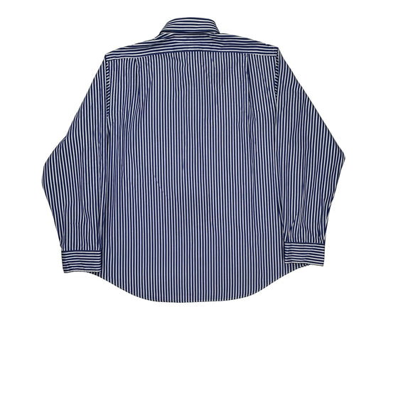 Ralph Lauren Striped Shirt - 2XL Blue Cotton