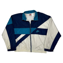  Nike Track Jacket - Medium Blue Nylon