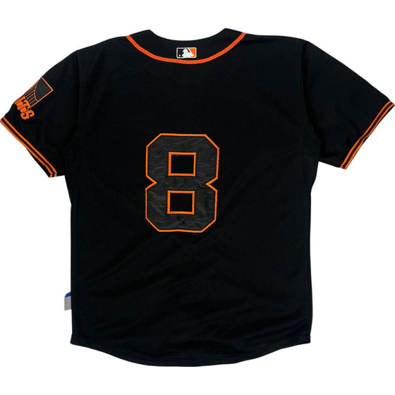 Mitchell & Ness Giants Baseball Jersey - Small - Black Polyester