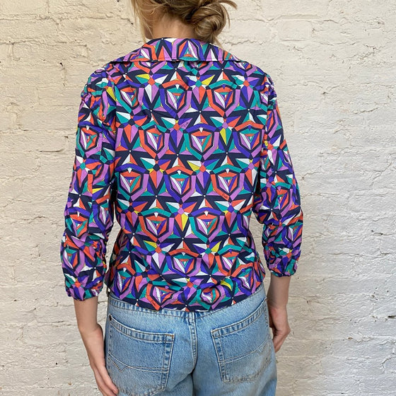 Vintage multicoloured Emilio Pucci Jacket - womens small