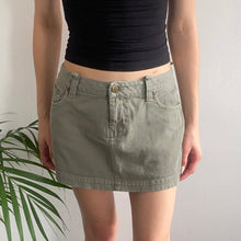  Vintage green Zenezia Mini Skirt - womens 30" waist