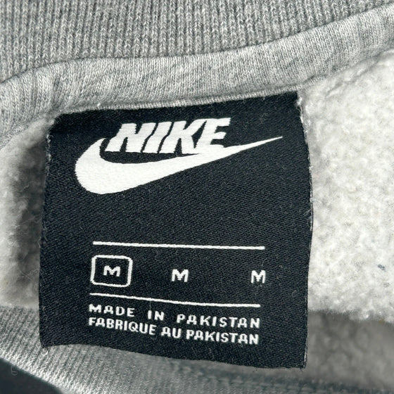 Motivational Nike Graphic Sweatshirt - Medium Grey Cotton Blend