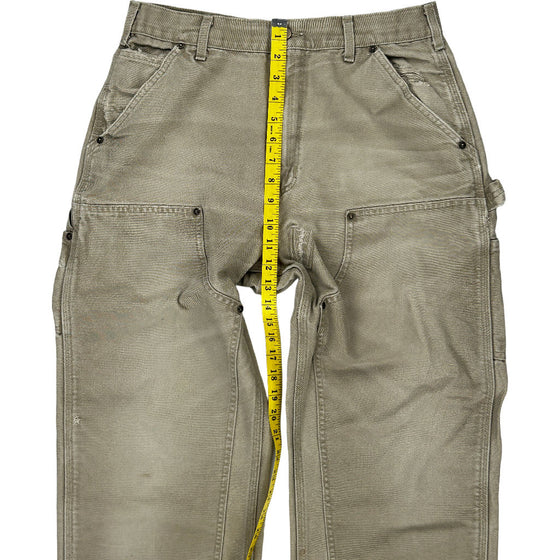 Carhartt Double Knee Carpenter Trousers - 31W 29L - Beige Cotton