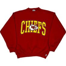  Logo 7 Heavy Weight Kansas City Chiefs NFL Sweatshirt - XL - Red Cotton Blend