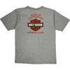 Harley-Davidson Graphic T-Shirt- XL - Grey Cotton