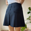 Vintage navy Benetton Mini Skirt - womens 28" waist