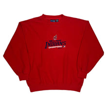  Indians Champions 1999 A.L. Central Crable Mlb Sweatshirt - XL Red Cotton Blend