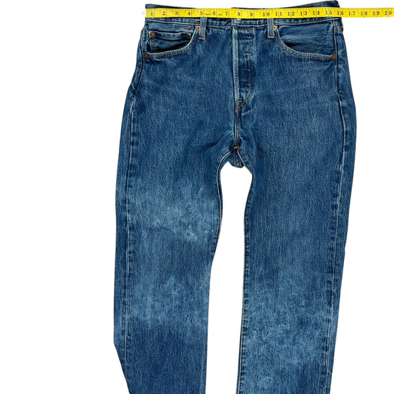 Levis 501 Jeans - 32W 28L - Blue Cotton