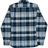 Lacoste Plaid Long Sleeve Shirt - Medium - Blue Cotton Blend