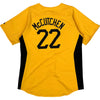 Majestic Authentic Collection McCutchen 22 Baseball Jersey - XL - Yellow Polyester