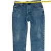 Levis 501 Jeans - 34W 29L - Blue Cotton