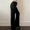 Vintage black 1980s Rifle Trousers - womens 27" waist