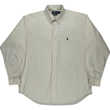  Ralph Lauren Blake Long Sleeve Shirt - Large - Beige Cotton