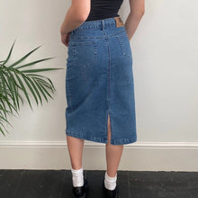  Vintage blue Wolfblat Denim Skirt - womens 28" waist