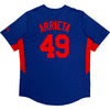 Majestic Chicago Cubs Arrieta Baseball Jersey - XL - Blue Polyester