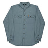 Carhartt Tall Shirt - Large Blue Cotton