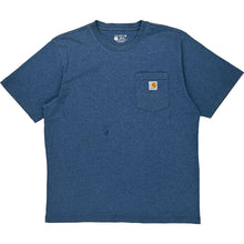  Carhartt Loose Fit T-Shirt - Large - Blue Cotton Blend