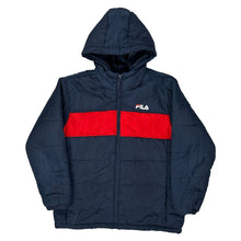  Age 16 Fila Puffer - XL Navy Polyester