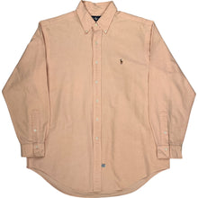  Ralph Lauren Button-Down Shirt - Large - Beige Cotton