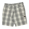 Dickies Checked Shorts - 38W 11L White Cotton
