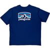 Patagonia Responsibili-Tee T-Shirt - Large - Blue Cotton Blend