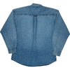 Chaps Ralph Lauren Denim Shirt - Large - Blue Cotton