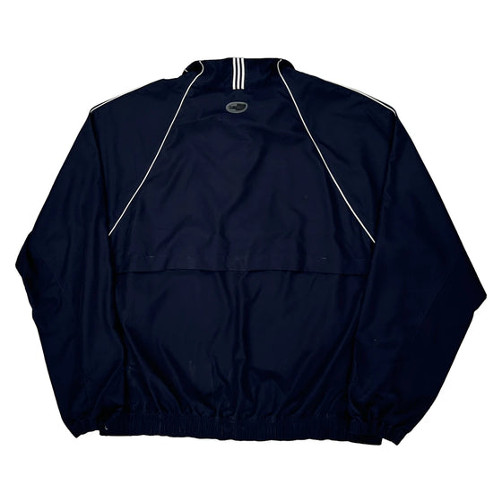 Adidas Windbreaker - Large Navy Polyester