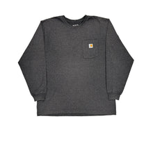  Carhartt Long Sleeve T-Shirt - XL Grey Cotton