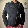 Vintage black Angel Devil Puffer - womens small